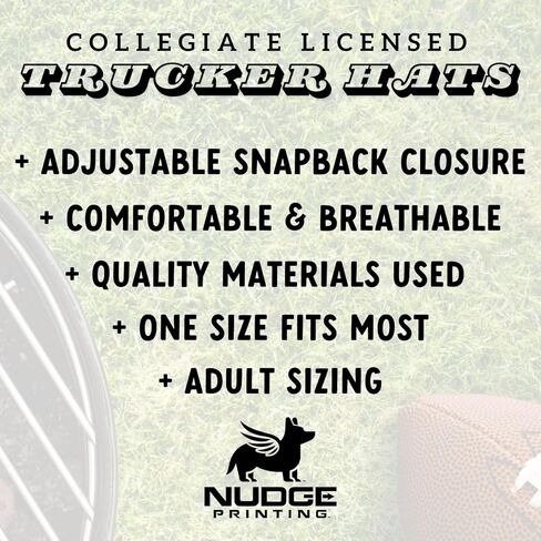 Collegiate Two Toned Premium Adjustable Snapback Trucker Hat Baseball Cap in Saudi Arabia