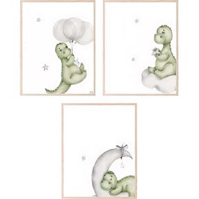 BigWig Prints Safari Animals Nursery Decor - Nursery Wall Decor, Baby Animal Pictures for Nursery, Nursery Decor for Boys, Animal Wall Art for Baby Nursery, Jungle Nursery Art, Unframed 6 Pack (8x10)