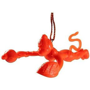Flying Lord Hanuman Hanging Car Idol Car Hanging Lord Hanuman Ji Plastic Idol (Orange,Set of 1)