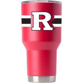 Gametime Sidekicks Rutgers Scarlet Knights 30oz Red Tumbler - Officially Licensed, 18/8 Stainless Steel, Double-walled, Vacuum-insulated - 360 Wrap