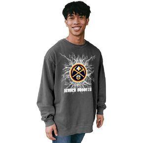 Blue 84 NBA Officially Licensed Crewneck Sweatshirt Ringspun Electric Black