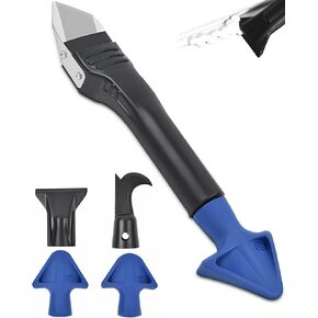 Silicone Caulking Tools 6 in 1,Caulk Removal Tool for Bathroom,Kitchen,Floor,Window,Sink Joint,Frames Seal