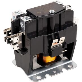 BlueStars Ultra Durable 1 Pole Contactor 40 Amp 24VAC Coil - Compatible for Relays, Air Conditioner, Heat Pump, Refrigeration Systems