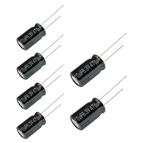 Replacement for 6 pcs Panasonic FR Series Capacitors 6.3V 470uf Ultra Low ESR
