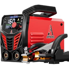 Stick welder 110v/220v,ARC Welder 210A, Large LED display, Fits All Rods, Synergic Contro IGBT Inverter Portable MMA welding machine with Hot Start, Arc force and Anti-Stick
