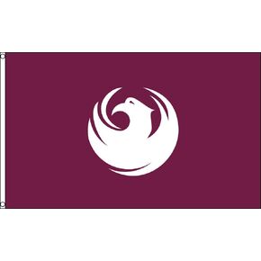 AZ FLAG - Phoenix Flag - 3x5 Ft - 100D Polyester Phoenix City - Arizona Banner with Two Metal Grommets - Fade Resistant - Vivid Colors - 3' x 5' Feet - 150x90 Cm