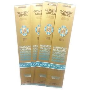 Gonesh Incense Sticks - Harmony lot of 4