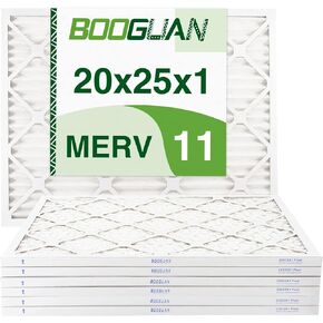 20x20x1 Furnace Air Filter MERV11 Pleated HVAC HC Air Filters 6-Pack
