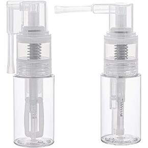 KALIONE 2 Pcs Glitter Duster Sprayer Transparent Craft Glitter Spray Bottle Empty Multi-Purpose Empty Plastic Spray Bottle Portable 50ml Bottles for Craft Scrapbooking Cardmaking（2 x 50ml）