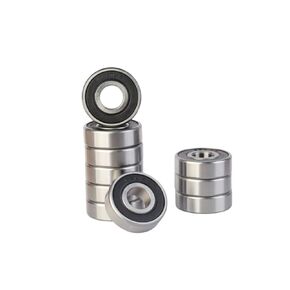 10pcs 6201-2RS Double Rubber Sealed BearingsSealed Ball Bearing 12x32x10mm Pre-Lubricated Stable Performance Cost-Effective Deep Groove Ball Bearing