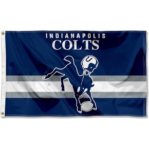 WinCraft Colts Throwback Vintage Retro 3x5 Banner Flag