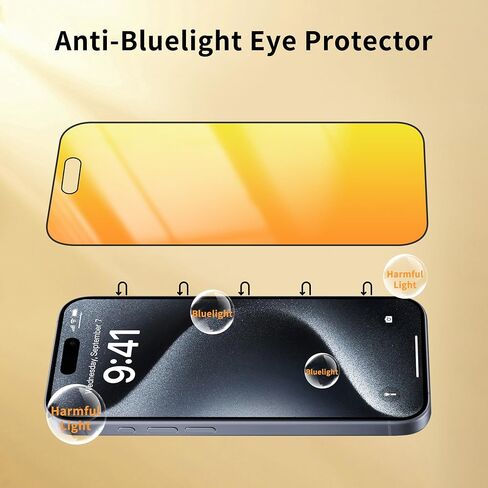Compatible with iPhone 14 Pro Max Privacy Screen Protector Mirror Effect Anti-Spy anti Blue light eye protection 2 Pack Gradient Colorful espejo (Pink 6.7 inch) in Saudi Arabia
