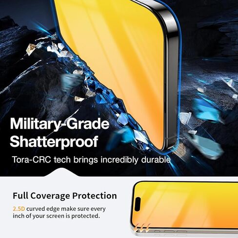 Compatible with iPhone 14 Pro Max Privacy Screen Protector Mirror Effect Anti-Spy anti Blue light eye protection 2 Pack Gradient Colorful espejo (Pink 6.7 inch) in Saudi Arabia