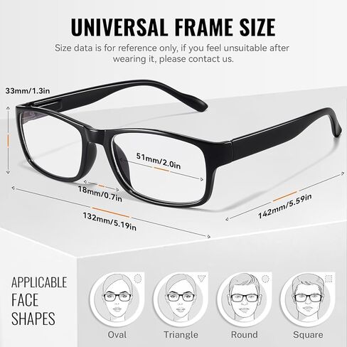 Gaoye 5-Pack Reading Glasses Blue Light Blocking,Spring Hinge Readers for Women Men Anti Glare Filter Lightweight Eyeglasses (I1 turtle mix, 0x) in Kuwait