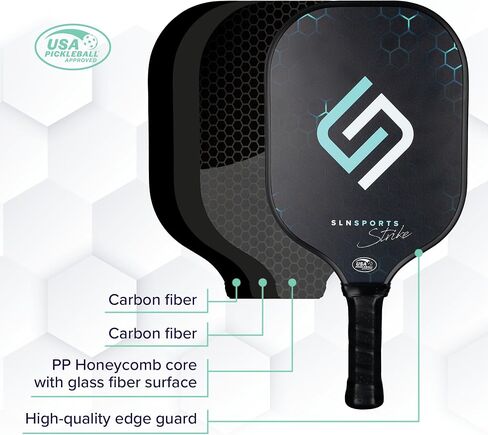 Graphite Pickleball Paddle | USAPA Approved Carbon Fiber Pickleball Racket for Adults & Kids | Beginners & Professionals | Pickleball Raquets for Beginners & Professionals in Saudi Arabia
