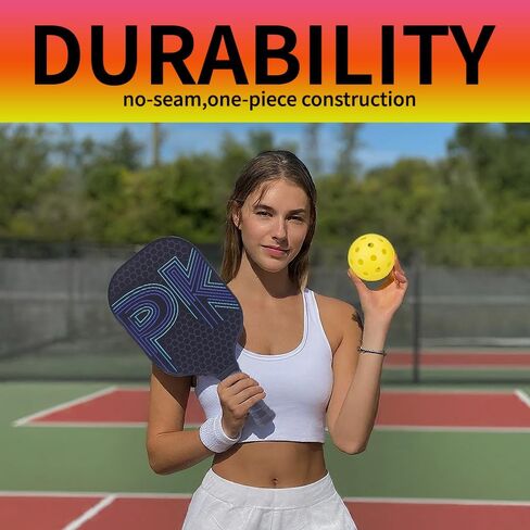 Pickleball Balls 40 Holes Outdoor Indoor USAPA Approved Premium Durable High Visible Pickle Ball 4 Pack in Saudi Arabia