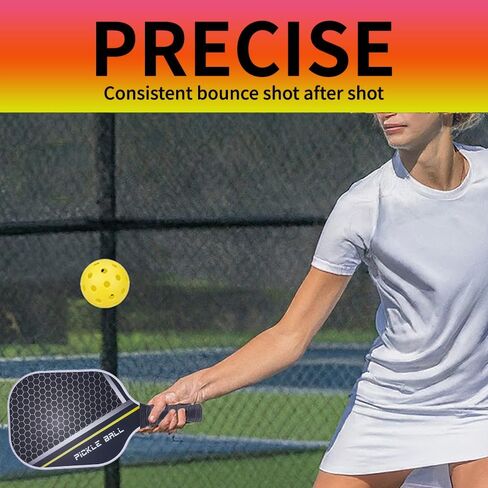 Pickleball Balls 40 Holes Outdoor Indoor USAPA Approved Premium Durable High Visible Pickle Ball 4 Pack in Saudi Arabia