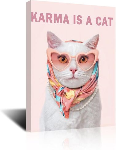 Taylor Song Cover Wall Art Karma Is A Cat Album Poster Pink Room Aesthetic Music Album Posters for Fans Bedroom Wall Decor Unframed 12x16inch in Saudi Arabia