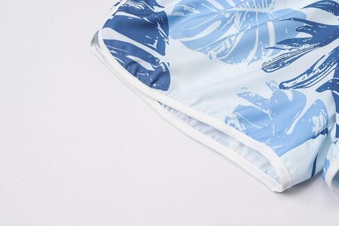 Cromoncent Women Beach Board Shorts,Summer Tropical Drawstring Shorts Hawaiian Swim Shorts for Women with Pockets in Kuwait