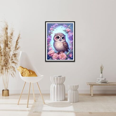 AIRDEA 5D Diamond Art Painting Kits for Adults Beginners Round Full Kits DIY Diamond Art Kits,Diamond Art Painting by Number Kits Gem Painting Art Home Decor 12x16 inch Gift (Traditional, Purple) in Saudi Arabia