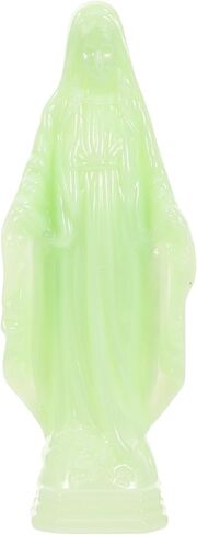 Abaodam Glow in The Dark Catholic Sculpture Catholic Religious Statues Church Desktop Decoration Glow in The Dark Catholic Statue Virgin Sculpture Joseph Plastic Household Mother in Saudi Arabia