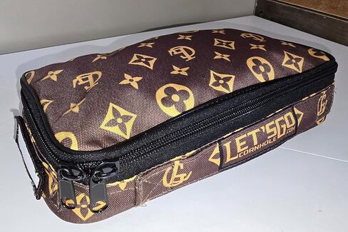 حقيبة Cornhole Bag Pouch Patch Pouch 2.0 Bag toss Small Insert Case الناقل يناسب كل منها 4 أكياس فول بحجم تنظيم 8 ألوان لاختيار أفضل حل تخزين لمعدات ثقب الذرة باهظة الثمن in Saudi Arabia