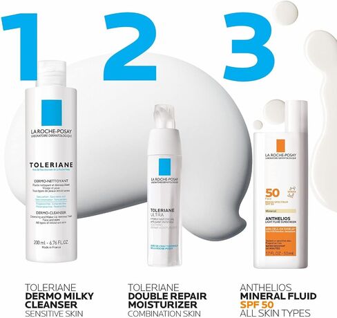 لاروش بوساي أنثيليوس كيدز جنتل لوشن واقي من الشمس SPF 50 | عامل حماية من الشمس (SPF) واسع النطاق + مضادات الأكسدة | واقي الشمس للأطفال | خالي من الأوكتينوكسات والأوكسيبنزون ​​| تم اختباره من قبل أطباء الأطفال | غير كوميدوغينيك | خالي من الزيت in Kuwait