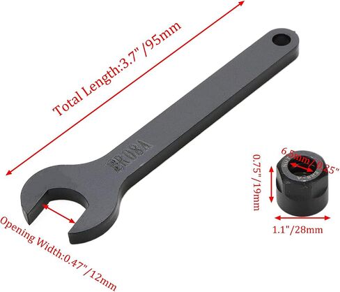 ER11M Wrench Collet Chuck Spanner with ER11M Collet Nut for CNC Milling Chuck Holder Lathe -2pcs in Saudi Arabia