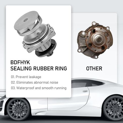 BDFHYK AW6047 Automotive Engine Water Pump Kit Compatible with 2007-2018 ES350/RX350/RX450h,2007-2018 Toyota Avalon/Camry/Highlander/RAV4/Sienna/Venza V6 3.5L in Saudi Arabia