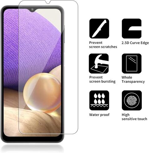 [4 عبوات] واقي شاشة زجاجي iCsapr متوافق مع هاتف Samsung Galaxy A52 / A52 5G / A51 / A51 5G / A51 5G UW[صلابة 9H] زجاج مقسى عالي الدقة، سهل التركيب [صديق للحافظة] [خالي من الفقاعات] حافة 2.5D in Saudi Arabia