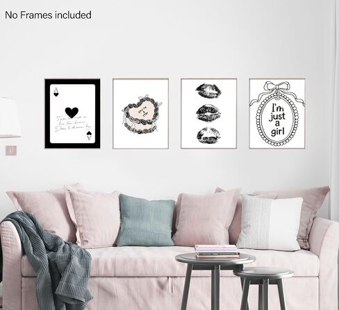 foedor Coquette Pink Bow Preppy Girly Wall Art Prints مجموعة من 4، ديكور غرفة Coquette Preppy، ديكور غرفة نوم جرلي، القوس الوردي العصري ديسكو كرة الكرز ملصقات ديكور الحائط للفتيات غرفة النوم، 8x10 غير مؤطرة in Saudi Arabia