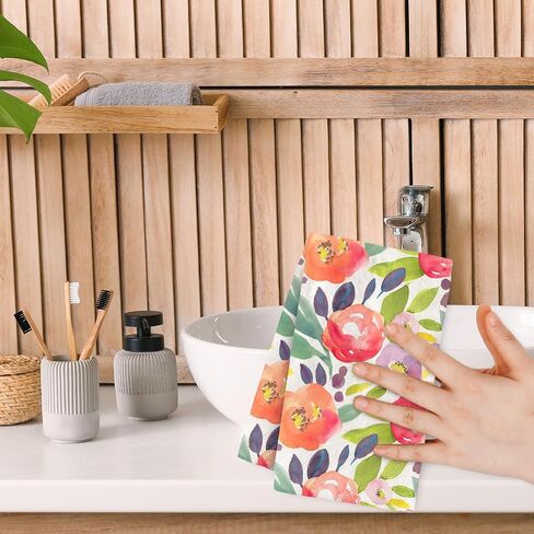 80 Pack Floral Paper Napkins Disposable Vintage Wildflower Luncheon Napkins 6.5 x 6.5"Retro Floral Dessert Dinner Hand Napkin for Birthday Wedding Baby Shower Bridal Shower Supplies (Flower Butterfly) in Saudi Arabia