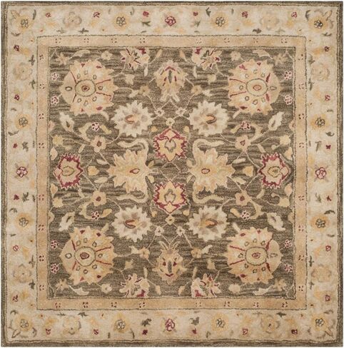 مجموعة SAFAVIEH العتيقة مقاس 2'3" x 12' رمادي زيتوني/بيج AT853A سجادة عداء مصنوعة يدويًا من الصوف الشرقي الفاخر in Saudi Arabia