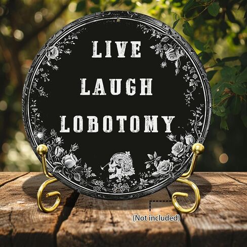 Vintage Witch Halloween Round Metal Sign Witch and Black Cat Sign Wall Art Rustic Wreath Wall Decoration for Indoor Outdoor Home Porch Window Decor 8 Inch in Saudi Arabia