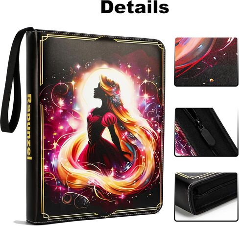 Binder Compatible with Lorcana Cards 990 Pockets Collectible Card Holder for Sports Cards and other TCG Trading Cards with 55 Sleeves(LOR-2) in Saudi Arabia