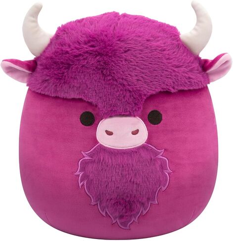 Squishmallows Original 12-Inch Jeb Burgundy Monster - Official Jazwares Plush (Medium-Sized) in Saudi Arabia