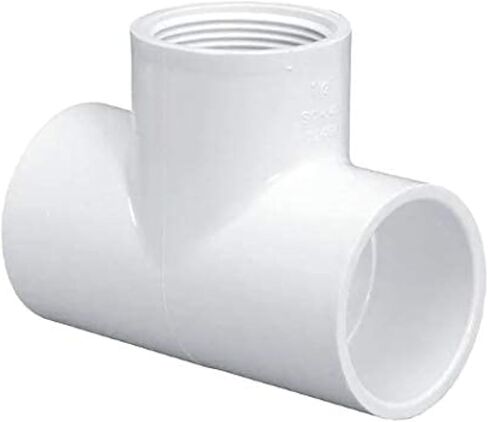 تيشيرت Sch 40 PVC FNPT - 3/4 بوصة FNPT x 3/4 بوصة FNPT x 3/4 بوصة FNPT - PVC 3/4 بوصة أنثى الأنابيب الموضوع المحملة تركيب الأنابيب - موصلات الأنابيب البلاستيكية لخط مياه الصرف الصحي المنزلي in Saudi Arabia