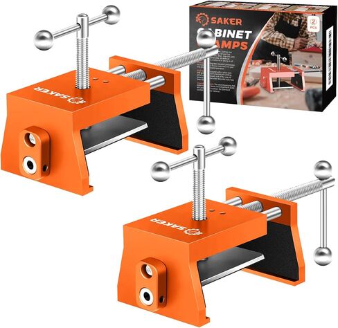 مشبك عقد حفر النجارة من ساكر، مشابك خزانة لتثبيت الخزانات، مشابك مخلب مع عمق قابل للتعديل ومسامير جانبية مزدوجة، مشابك إطار وجه الخزانة، أداة محاذاة الخزانة in Kuwait