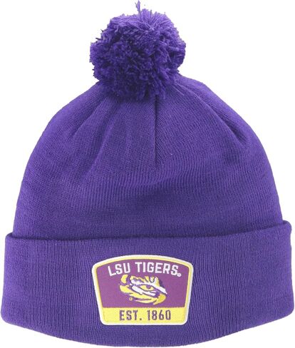 ZHATS NCAA Officially Licensed Pom Beanie Patch Switchback Team Color in Saudi Arabia