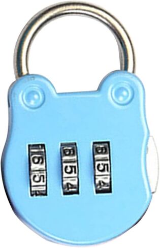 قفل مجموعة أزرق سماوي مكون من 3 أرقام لخزانة صالة الألعاب الرياضية المدرسية. حقيبة، غرفة تخزين، سياج، أقفال مجمعة قابلة لإعادة الضبط in Kuwait