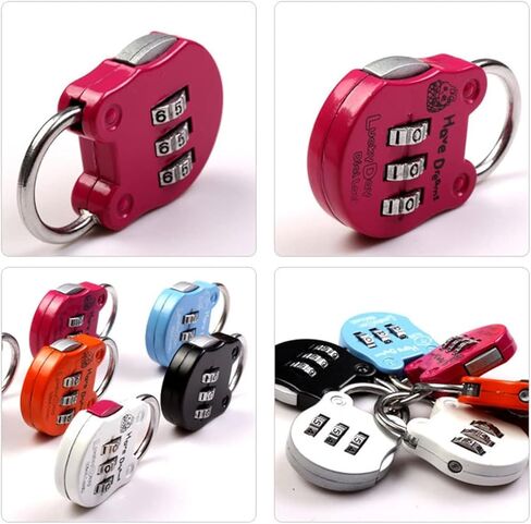 قفل مجموعة أزرق سماوي مكون من 3 أرقام لخزانة صالة الألعاب الرياضية المدرسية. حقيبة، غرفة تخزين، سياج، أقفال مجمعة قابلة لإعادة الضبط in Kuwait