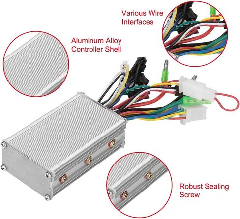 Brushless Controller 36V/48V 350W Motor Controller Aluminium Alloy Electric Brushless Controller for Electric in Saudi Arabia