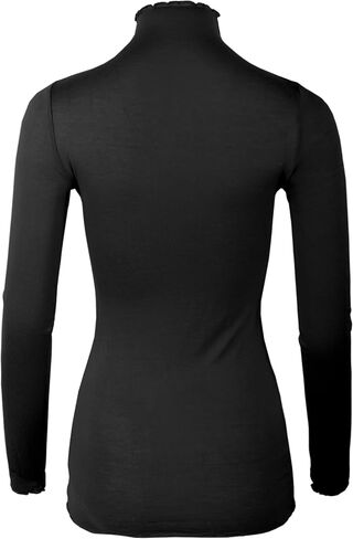 Women's Mock Neck See Through Layering Top Shirts in Saudi Arabia
