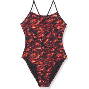 TYR Girls' Durafast Elite Cutoutfit Swimsuit