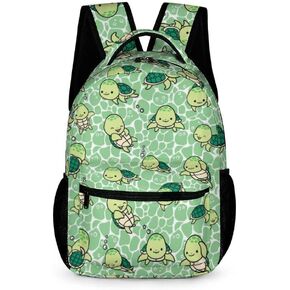 Sea Turtle School Backpack for Kids Girls Boys, 16 Inch Cute Sea Turtle Themed Bookbag, Personality School Backpack for Students Children, Lightweight, Large Capacity