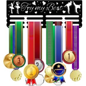 INFUNLY Medal Display Brazilian Jiu Jitsu Award Holder Sports Medal Hanger Rack Wall Mounted Medal Hanger Race Medal Wall Hanger for Brazilian Jiu Jitsu Awards Ribbon