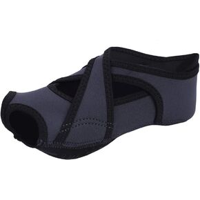Yoga Socks, 1 Pair Non-Slip Open-Toed Pilates Barre Soft Wrap Dance Training Shoes for Ballet Yoga Pilates Barre Leisure Sports Yoga Supplies(M-Grey£©