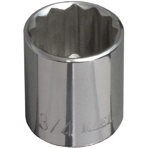 Klein Tools 65706 3/4-Inch Standard 12-Point Socket, 3/8-Inch Drive