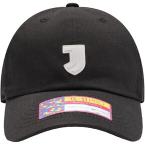 Juventus 'Casuals' Adjustable Classic Style Hat/Cap Black