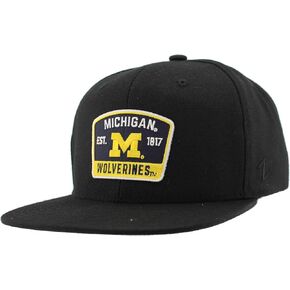 ZHATS Standard NCAA Officially Licensed Hat Flat Snapback Z11 Switchback Black, One Size